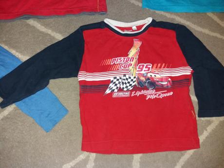 Trička s autem blesk, disney,98