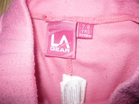 Tříčtvrteční tepláky zn. la gear, vel. 128, l.a. gear,128