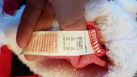 Vánoční overal značky f&f, vel. 3-6 měsíců., 62