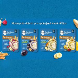 Potrpíte si na výběr surovin? Zkuste kaše Gerber v testování zdarma.
