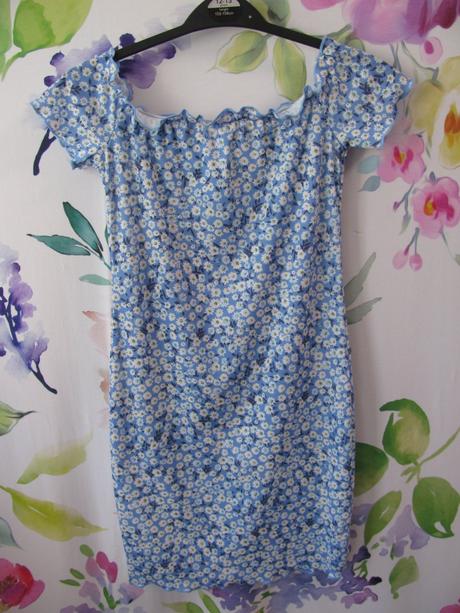 Krásné letní mini šaty s potiskem kytiček, 152