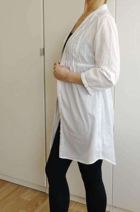 Dlouha slaba bluza 3/4 rukav -slaba bavlna, h&m,34