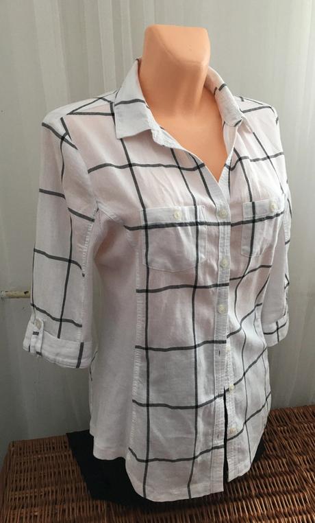 Vel. 38 bílá halenka 3/4 rukávy, orsay,38