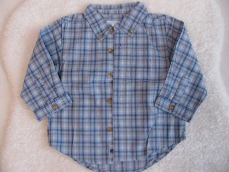 Košile sv.modré káro-place childrens, children's place,80