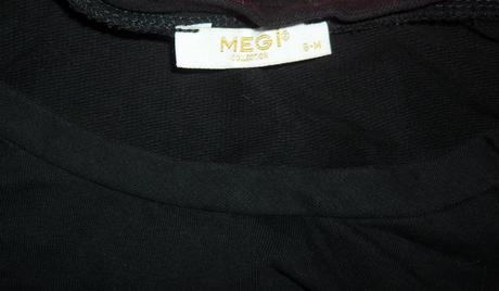 Černá dámská tenká mikina megi, s