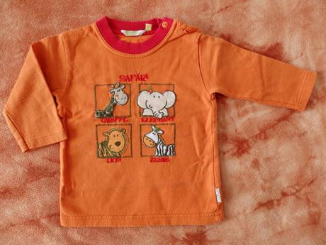 Silnější tričko - lehčí mikinka - motiv safari, track&field,86