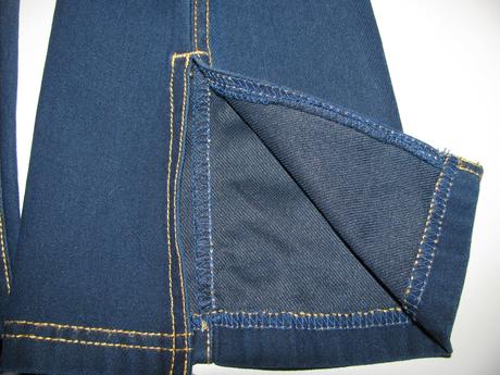 Tenké strečové džínové modré kalhoty h&m, h&m,140