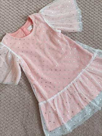 Dívčí slavnostní šaty h&m vel.98/104 - nové, h&m,98 / 104