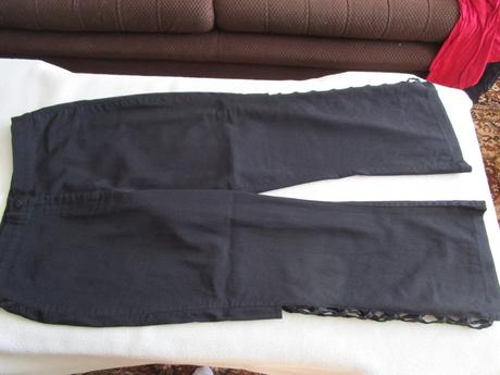 Pěkné pohodlné elastické tříčtvrteční kalhoty, bonprix,38