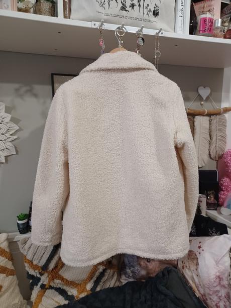 Krémový teddy kabátek reserved, reserved,s