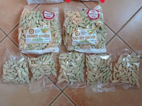 Family snack - hrášek,