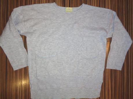 Luxusní slabší svetřík s kapsičkama od zary, zara,116