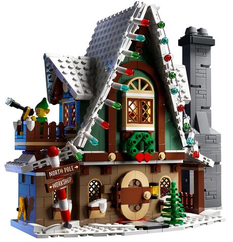 Vánoční lego creator 10275 elfí domek, 