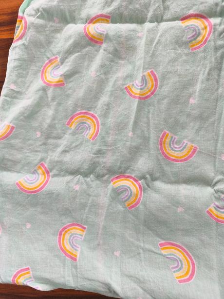 Mint povlečení s duhou, šířka (cm): 140,délka (cm): 190