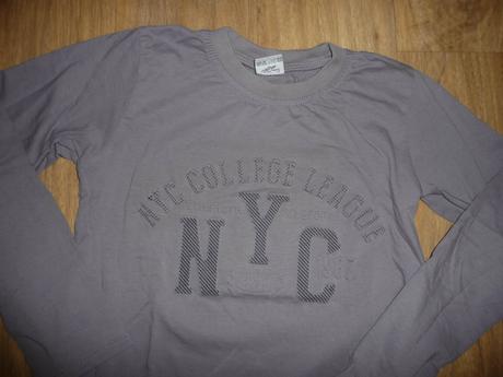 Šedé triko kids club na 9-10l- vel.140, 140