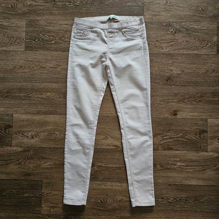 Růžové slim džegíny clockhouse vel. xs, clockhouse,xs