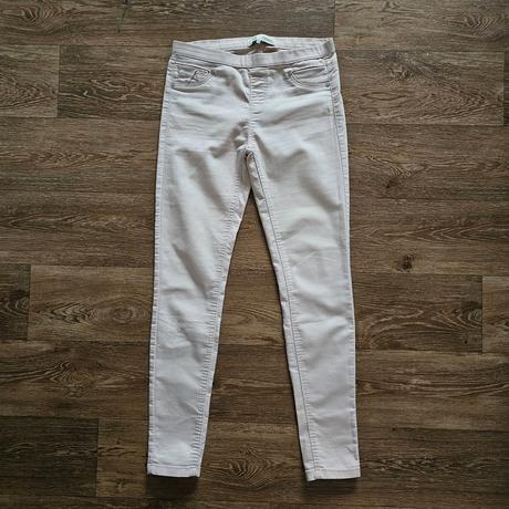 Růžové slim džegíny clockhouse vel. xs, clockhouse,xs