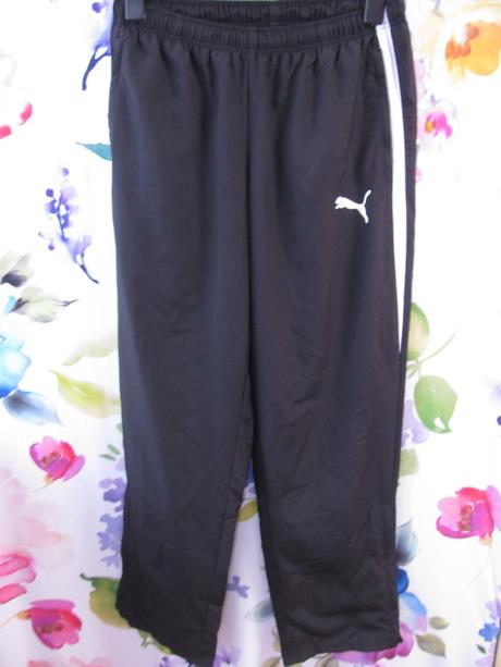 Černé volnočasové kalhoty puma unisex, puma,m
