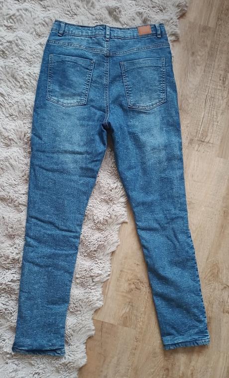 Riflové zateplené kalhoty vel. 158, sinsay,158