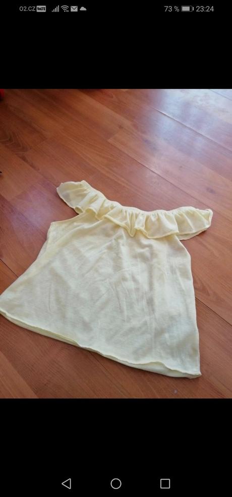 Dětský žlutý top, h&m, h&m,92