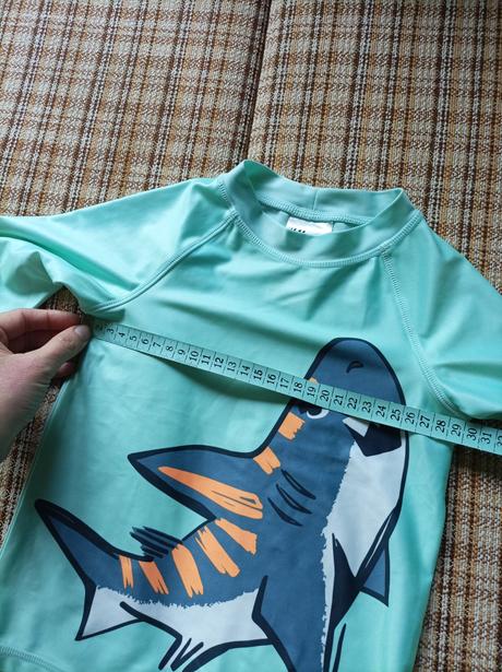 Plavkové triko s uv, h&m,98