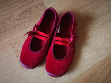 Bačkorky, balerínky befado - vel. 28, červené, befado,28