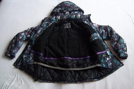 Zimní bunda s odepínací kapucí, l