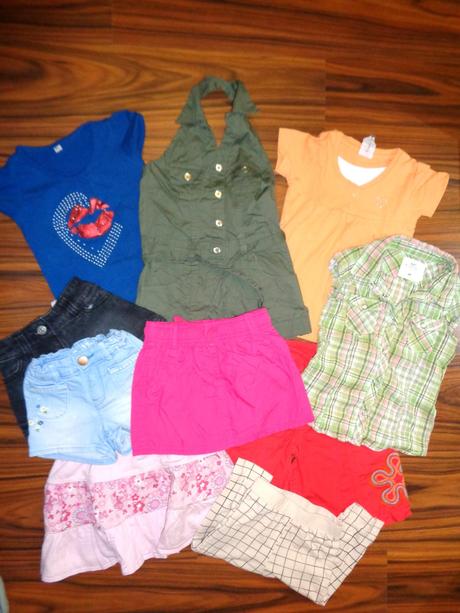 Top letní balíček pro holku 98/104 - 10 kusů, 104–116