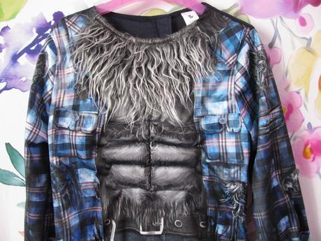 Karnevalový kostým-overal vlkodlak,