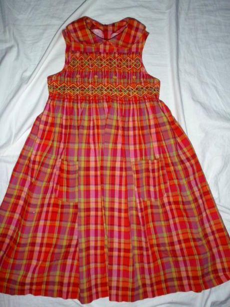 Luxusní dlouhé káro šaty s výšivkou, marks & spencer,116