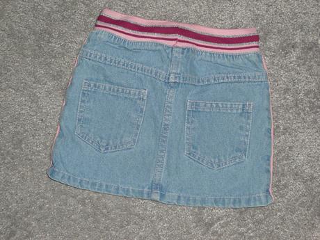 Riflová sukýnka s pružným pasem, kiki&koko,86