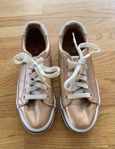 Boty & tenisky růžovo-zlaté u&me vel.36, 36