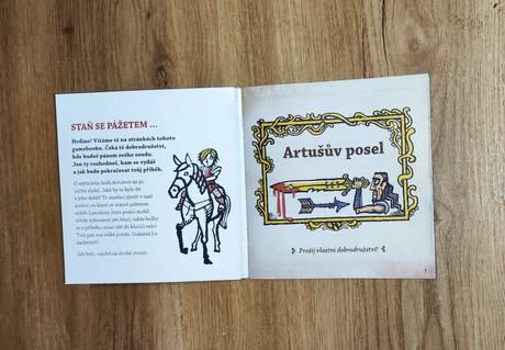 Gamebook artušův posel, 