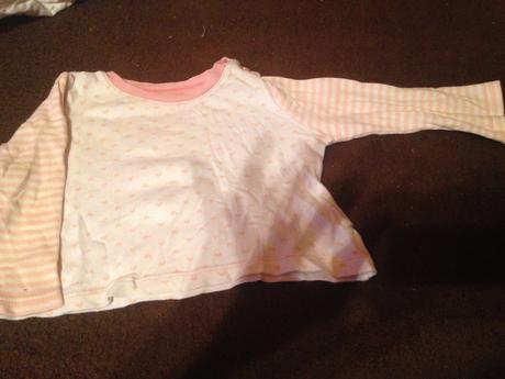 Dívčí halenka srdíčka - srdce a proužky, lupilu,62