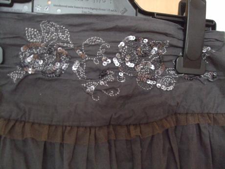 Suknička s volánom a flitrami next, next,110