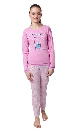 Dívčí bavlněné pyžamo, český výrobce, coonoor,164