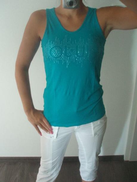 Bílé 3/4 kalhoty s.oliver, s.oliver,34