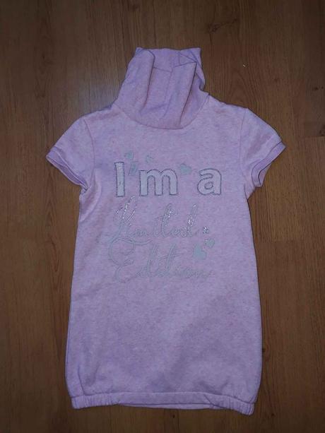 Mikinove dívčí šaty, vel 116/122, terranova,116