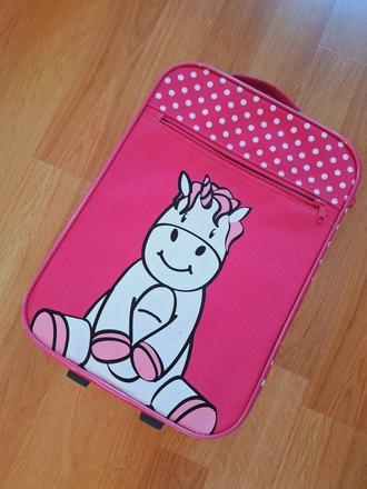 Kufr dětský na kolečkách - nosorožec,