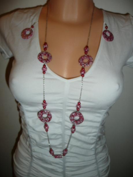 Set řetízek - náhrdelník + náušnice,