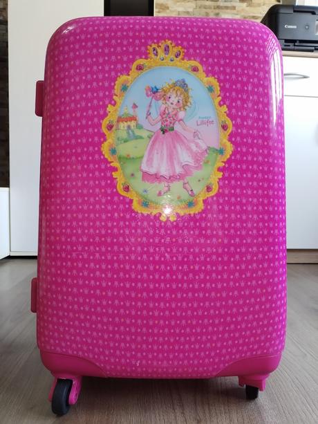 Dívčí cestovní kufr skořepinový, 