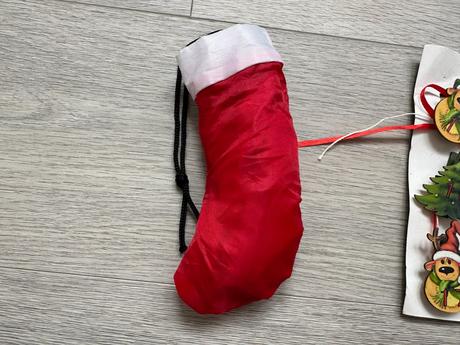 Adventní kalendář + vánoční nákupní taška punčocha,