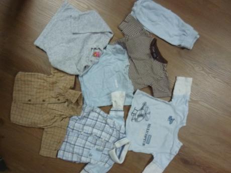 Mix oblečení vel. 62-74 - 18ks, 68–80