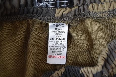 Kraťasy vel. 12 let, next,158