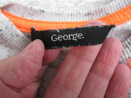 Šedá bavlněná mikina -lvíček/unisex, george,98