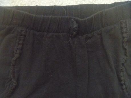 Černé kraťasy vel. 134, 134