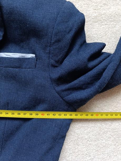 Chlapecké modré sako h&m vel. 158/164, h&m,158