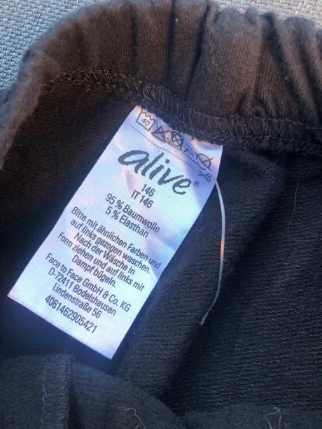 146 cerne rozsirene nohavice - leginy alive, alive,146