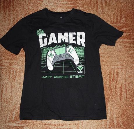 Tričko s joystickem hm vel. 134-140, h&m,134