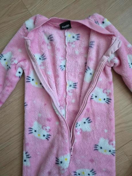 Teplý fleecový overal hello kitty, vel. 86/92, george,86